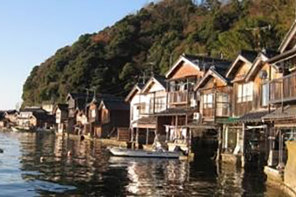 漁村の風景（京都府・伊根）